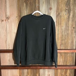 Vintage Nike y2k black Crewneck